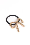 Roxy Bow Hair Tie - Gold