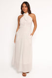 Betsy Halterneck Maxi Dress - White