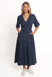 Kade Midi Dress - Blue