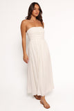 Kayt Strapless Dress - White