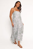 Kelsie Midi Dress - Sage Print