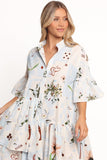 Marguerite Mini Dress - Blue Floral