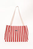 Ruby Beach Bag - Red Stripe