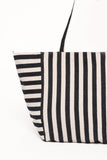 Savannah Beach Bag - Black Stripe