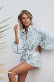 Tansy Playsuit - Sage Print