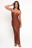 Tucker Midi Dress - Brown