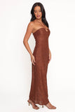 Tucker Midi Dress - Brown