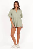 Winny Playsuit - Sage Green