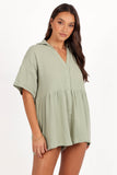 Winny Playsuit - Sage Green