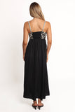 Ysabel Maxi Dress - Black/Natural