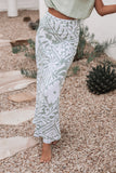 Willow Maxi Skirt - Sage Print