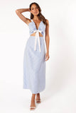 Bailee Maxi Dress - Blue Stripe