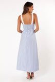 Bailee Maxi Dress - Blue Stripe