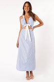 Bailee Maxi Dress - Blue Stripe